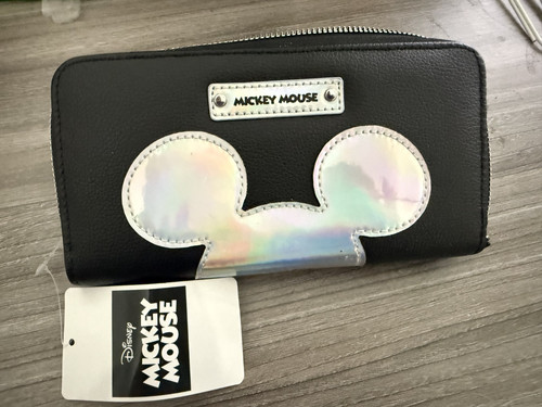 Black mickey mouse wallet with - mickey,